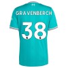 Liverpool Gravenberch 38 Fodboldtrøjer Tredje 2025-26 Kort ærmer